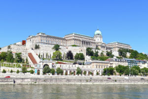 a view to Royal Castle in Budapest