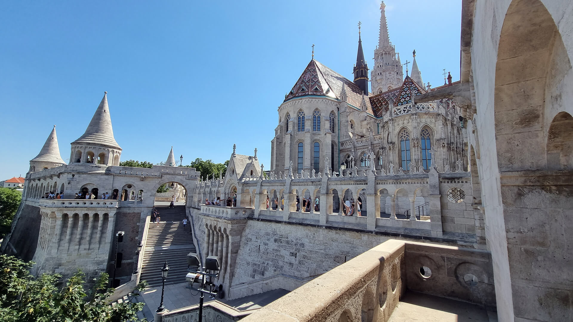 a view to fishermans bastion