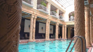 Pool in Gellért Baths Budapest