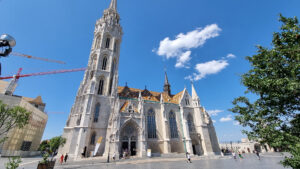 Matthias Church picture in a sunny day