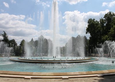 Fountain at Margaret island in Budapest