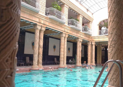 Pool in Gellért Baths Budapest