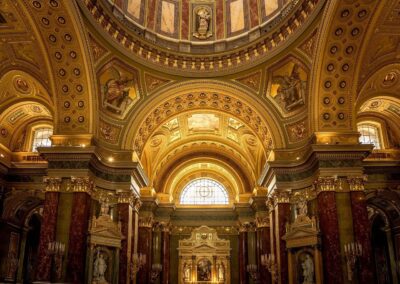 view of the interior of St. Stephen's Basilica